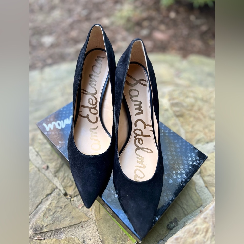 Sam Edelman Hazel Pumps Sz 13 in Black Suede